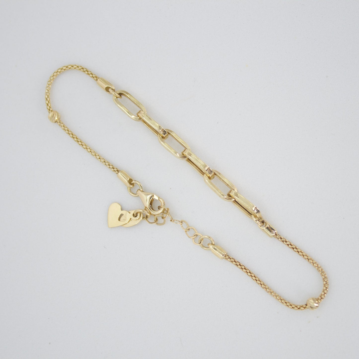 Pulsera eslabones en oro amarillo 14kñ