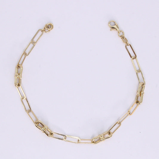 Pulsera en oro amarillo 14k